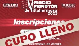 Medio Maratón de Villahermosa 2025 reporta cupo lleno