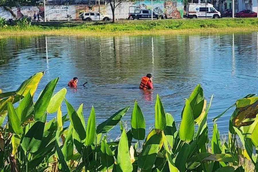 Localizan cuerpo de bañista en laguna de Macuspana Localizan cuerpo de bañista en laguna de Macuspana