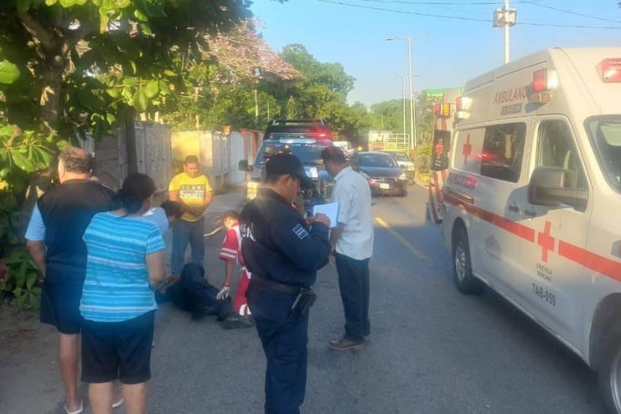 Atropellan a policía de Jalpa cuando se transportaba en su bicicleta