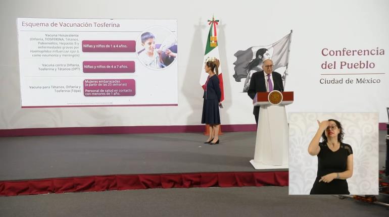 48 decesos por tos ferina en México, reporta Salud
