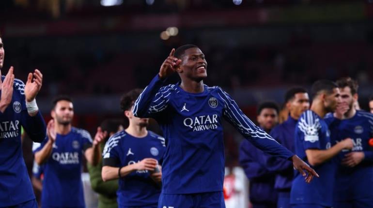 Gana PSG al Arsenal en la ida de semifinales de Champions League