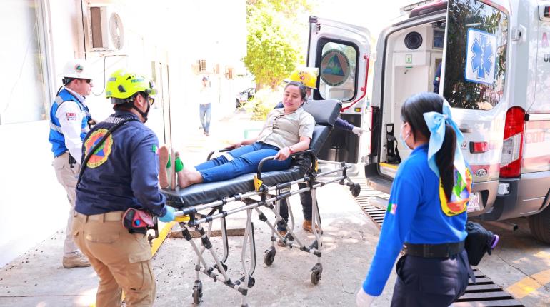 Participan más de 166 mil personas en Tabasco durante Simulacro Nacional 2025