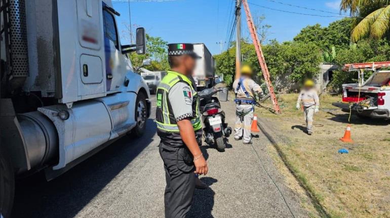 Bloquean la Frontera-Ciudad de Carmen en Atasta, cierre duró un par de horas