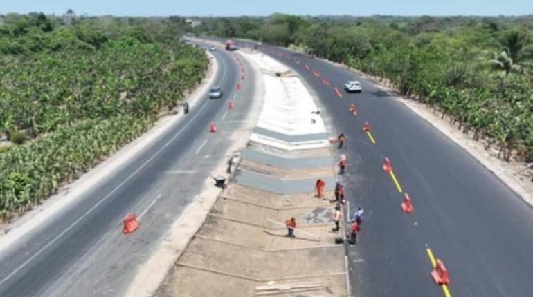 Más de 60% de avance en la rehabilitación de la carretera La Isla-Cunduacán: Sotop