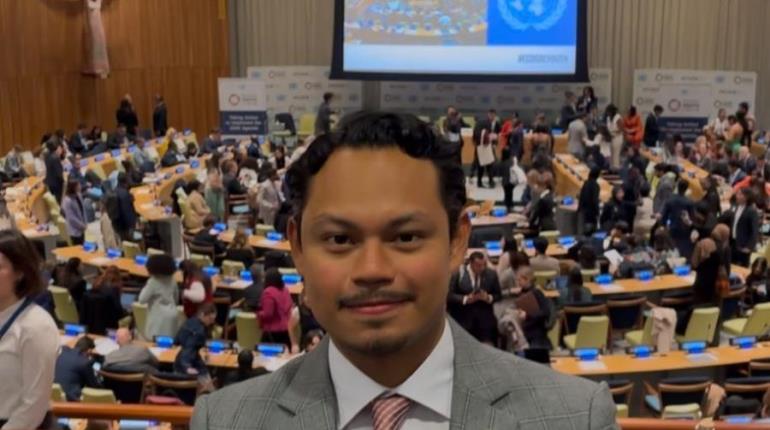 Tabasqueño representa a México en Foro de Desarrollo Sostenible de la ONU