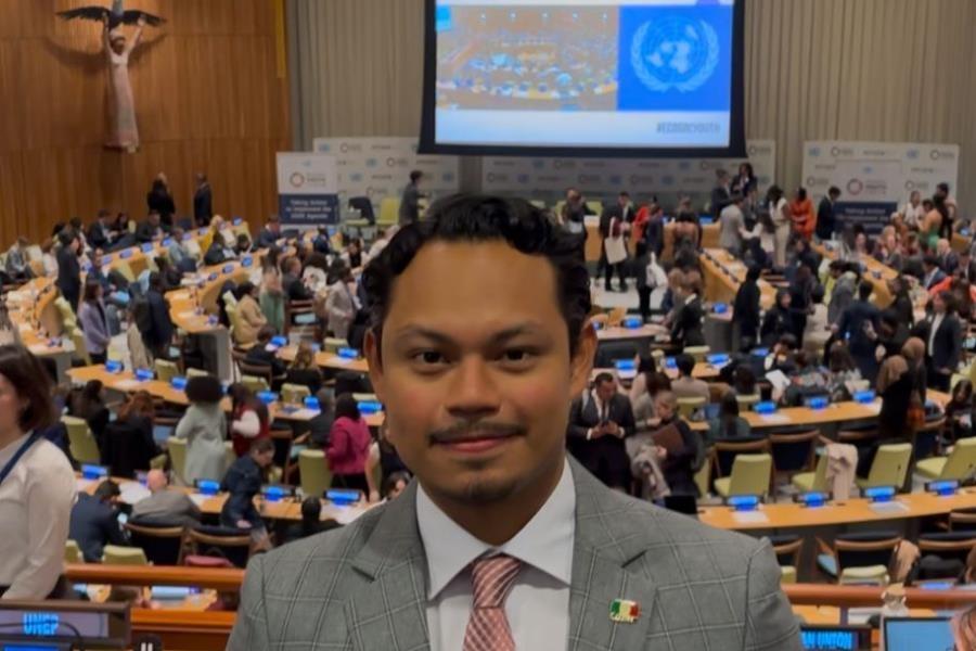 Tabasqueño representa a México en Foro de Desarrollo Sostenible de la ONU Tabasqueño representa a México en Foro de Desarrollo Sostenible de la ONU