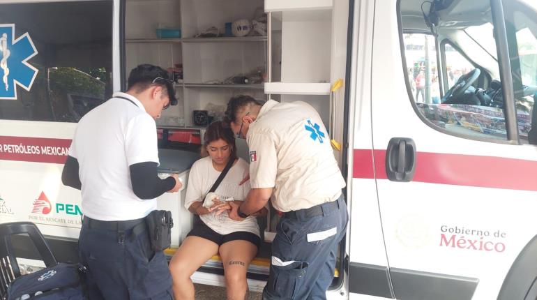 Prestan más de 50 atenciones médicas en el Parque Tabasco durante el primer día de Feria