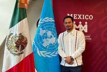 Tabasqueño representa a México en Foro de Desarrollo Sostenible de la ONU