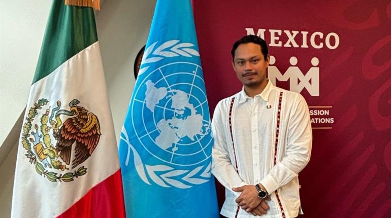 Tabasqueño representa a México en Foro de Desarrollo Sostenible de la ONU