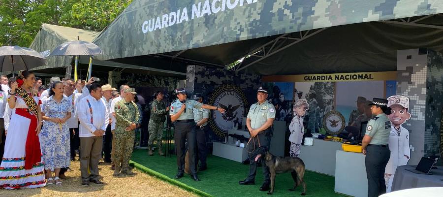 Guardia Nacional refuerza seguridad de recinto ferial con mil elementos Guardia Nacional refuerza seguridad de recinto ferial con mil elementos
