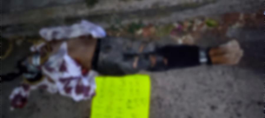 Dejan a ejecutado en la colonia Tamulté Dejan a ejecutado en la colonia Tamulté