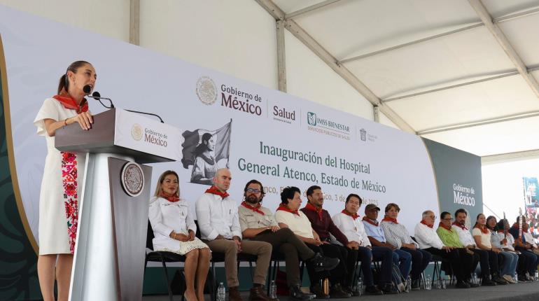 Sheinbaum presume que por primera vez economía de México aumentó y de EE. UU. disminuyó