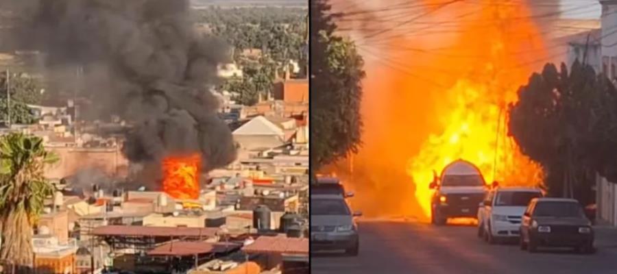 Explota pipa de gas LP en Jalisco; hombre termina con quemaduras graves Explota pipa de gas LP en Jalisco; hombre termina con quemaduras graves