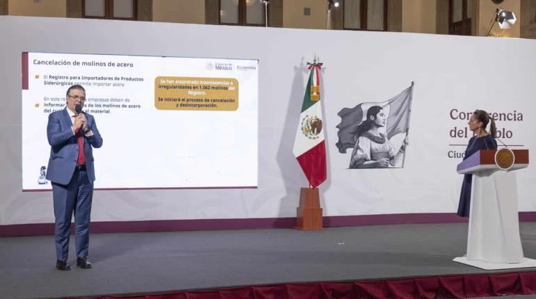 Anuncia Economía medidas de México en comercio de acero, textiles y precios de referencia