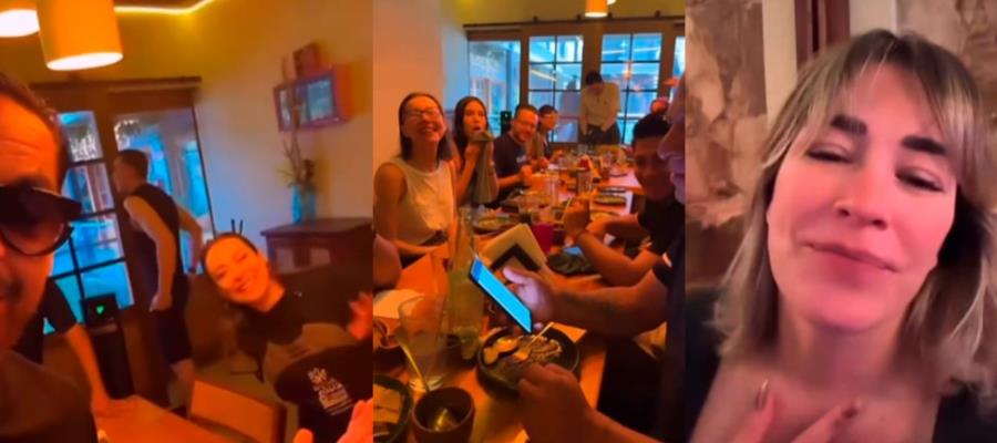 María José y Matute visitan La Cevichería; degustan platillos tabasqueños