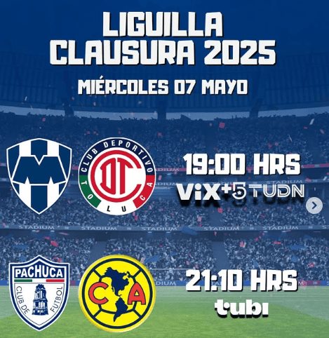 ¡Ya hay horarios para la liguilla! Arranca este miércoles ¡Ya hay horarios para la liguilla! Arranca este miércoles