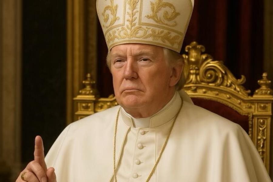 Está bien divertirse un poco: responde Trump a comentarios sobre la foto con vestimenta papal Está bien divertirse un poco: responde Trump a comentarios sobre la foto con vestimenta papal