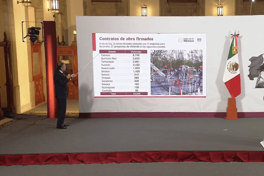 Tabasco a la cabeza con el mayor número de viviendas en construcción a nivel nacional: Infonavit