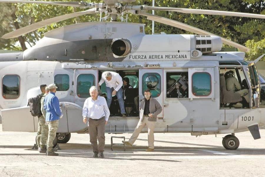 AMLO podría estar usando helicóptero de las Fuerzas Armadas para uso personal: Internautas AMLO podría estar usando helicóptero de las Fuerzas Armadas para uso personal: Internautas