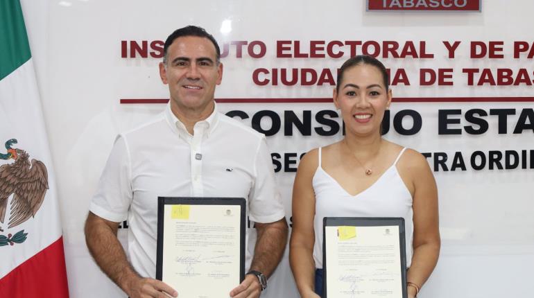 Firman IEPC y Colegio de Notarios convenio de cara a la próxima elección judicial