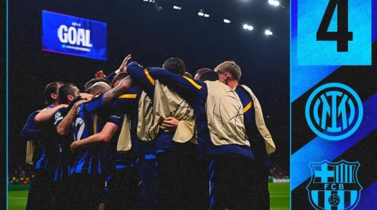 Inter de Milán primer finalista en Champions League