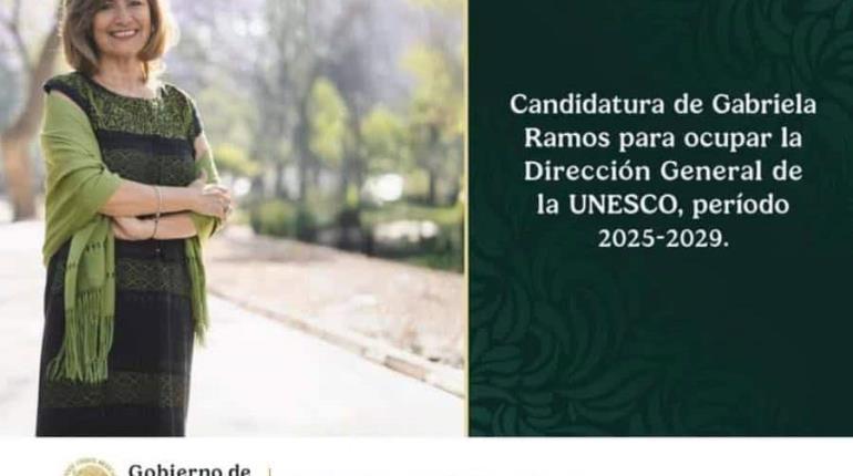Asegura Sheinbaum que apoyan candidatura de Gabriela Ramos para la UNESCO