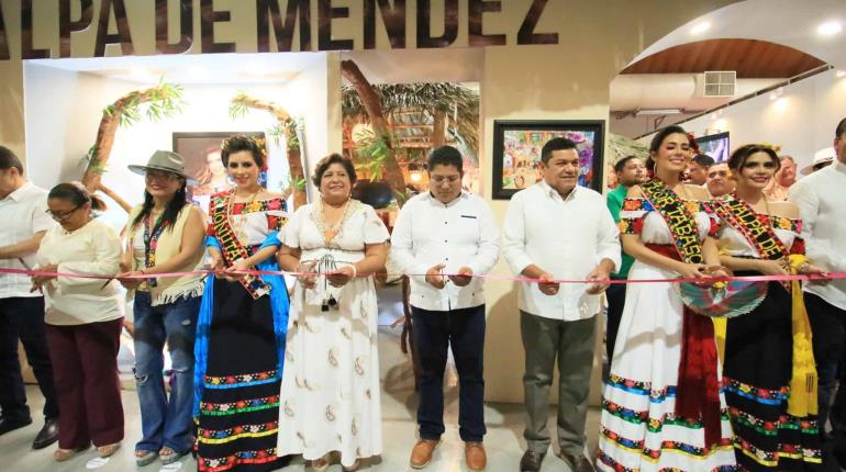 La butifarra y el manatí destacan en inauguración de stand de Jalpa de Méndez y Jonuta en la Feria