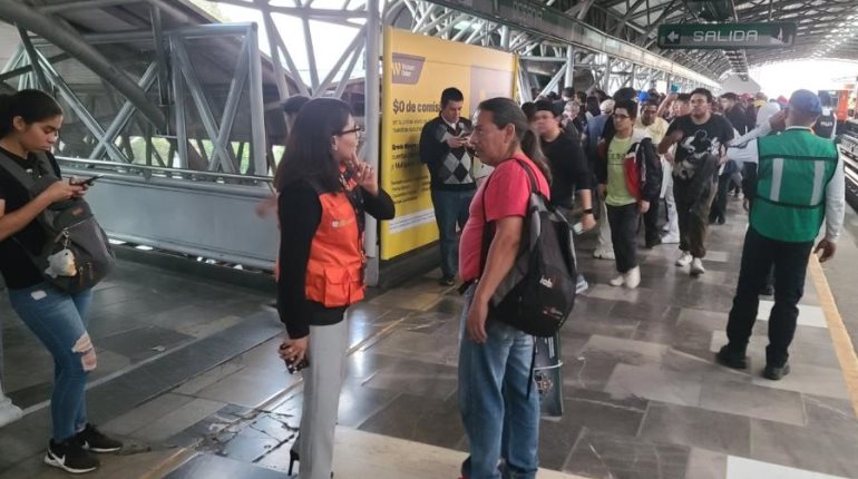 Reportan falla en vías de la Línea B del Metro de la CDMX