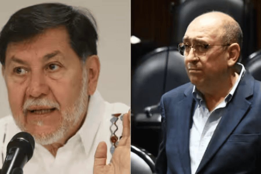 Moreira llama "fascista" a Noroña, por apagarle el micrófono en el pleno Moreira llama "fascista" a Noroña, por apagarle el micrófono en el pleno