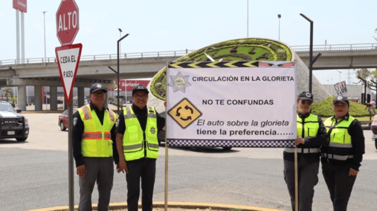 Implementa PEC operativo informativo en glorieta Guayabal