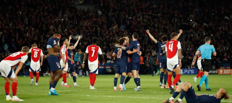Derrota PSG al Arsenal y obtiene pase a la final de la Champions League contra el Inter Derrota PSG al Arsenal y obtiene pase a la final de la Champions League contra el Inter