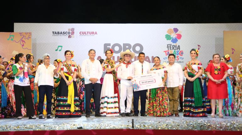Destacan en La Cultural, talento y tradición con artistas de Paraíso y Tacotalpa