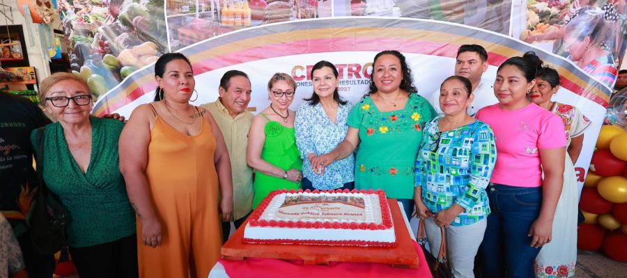Celebra Ayuntamiento de Centro 45 aniversario del "mercado de Atasta" Celebra Ayuntamiento de Centro 45 aniversario del "mercado de Atasta"