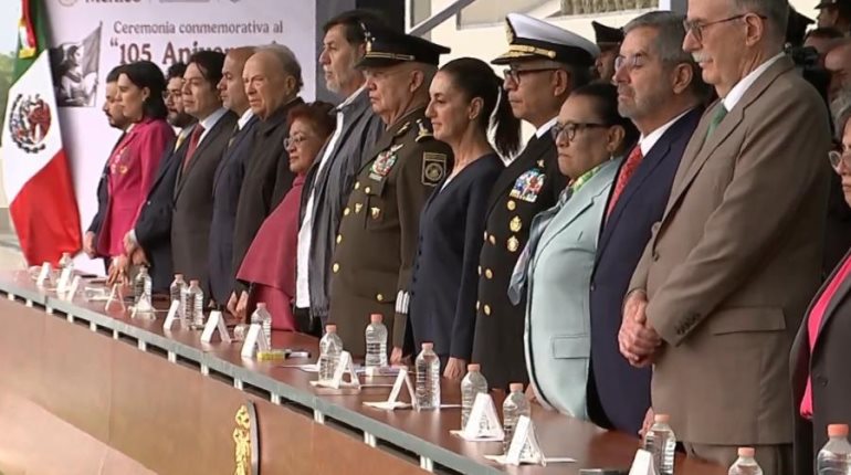 Trevilla reconoce a Sheinbaum en el 105 Aniversario de la Columna de la Legalidad