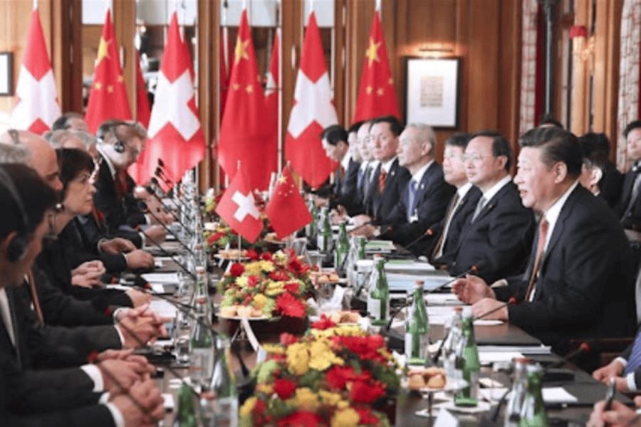 Negocian China y Suiza posible modernización a su acuerdo de libre comercio Negocian China y Suiza posible modernización a su acuerdo de libre comercio