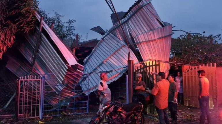 Centro, Tacotalpa y Macuspana, afectados por lluvias del Frente Frío 42