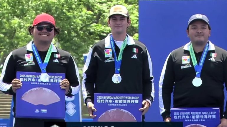 Equipos mexicanos de tiro con arco logran oro y plata en Copa del Mundo de China