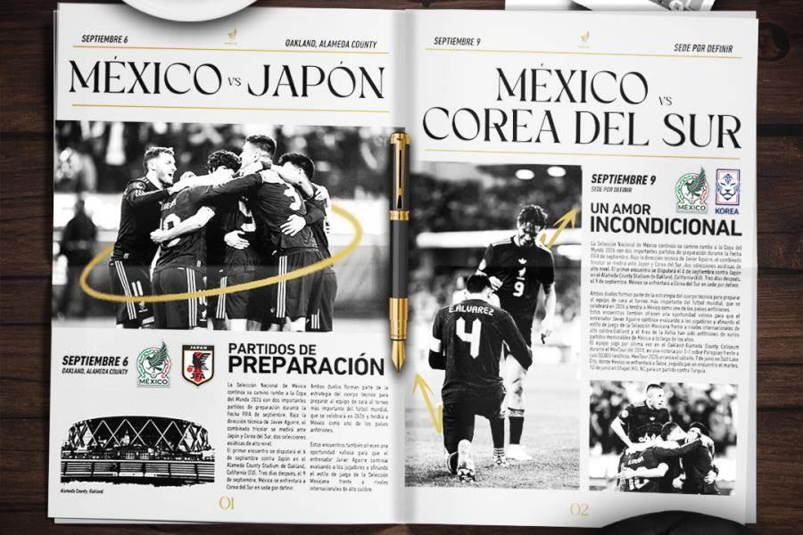 Selección Mexicana enfrentará a Corea y Japón en partidos rumbo a la Copa del Mundo Selección Mexicana enfrentará a Corea y Japón en partidos rumbo a la Copa del Mundo