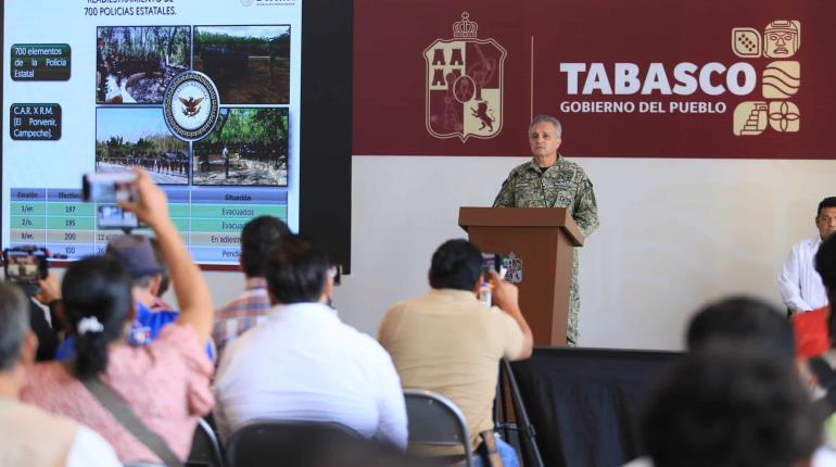 Falso que haya regresado ola de violencia a Tabasco: 30 Zona Militar