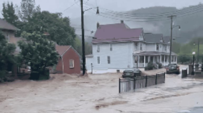 Declaran emergencia en Maryland, Estados Unidos por inundaciones repentinas