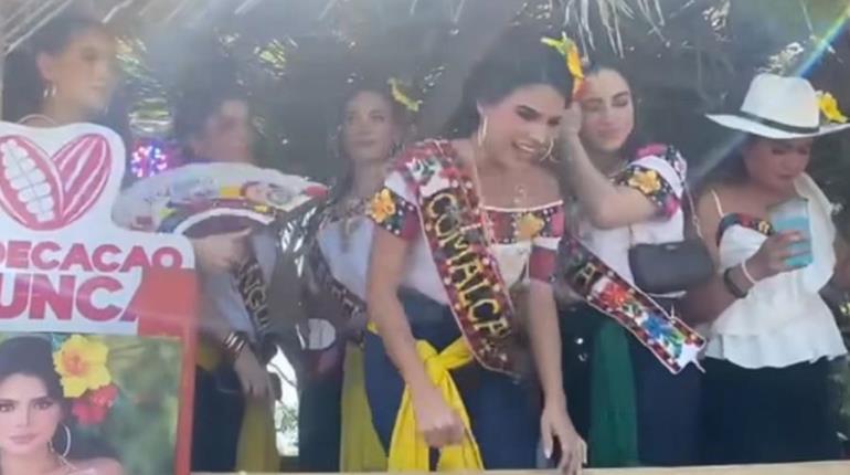 Ecos de Feria: Bianca Chargoy es parte de la enrama de Comalcalco junto a otras embajadoras