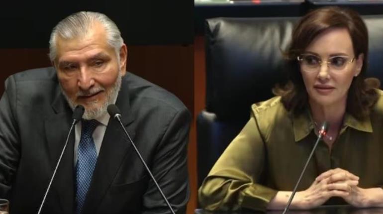 ¡Encontronazo entre Lilly Téllez y Adán Augusto en el Senado!