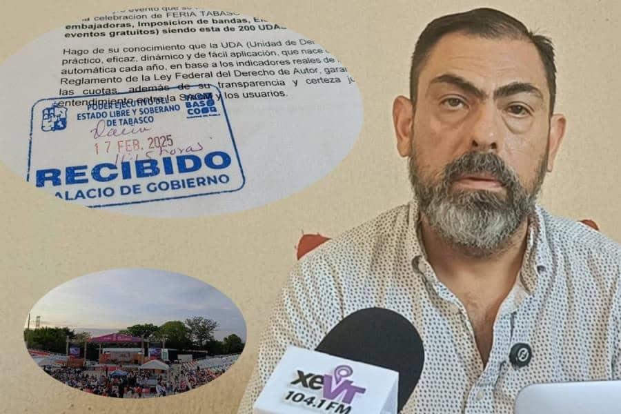 De nuevo proceden contra gobierno por violaciones de Ley de Autor en Feria Tabasco De nuevo proceden contra gobierno por violaciones de Ley de Autor en Feria Tabasco