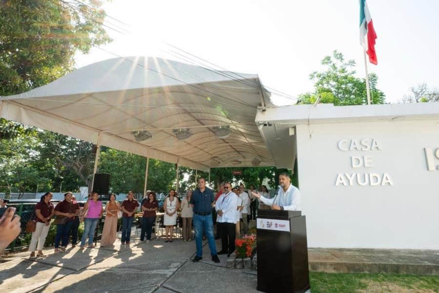 Inauguran Casa Ayuda para familiares de pacientes hospitalizados en el ISSET Inauguran Casa Ayuda para familiares de pacientes hospitalizados en el ISSET