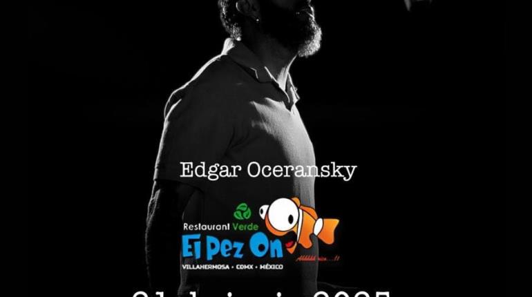 Edgar Oceransky en Villahermosa el 21 de junio