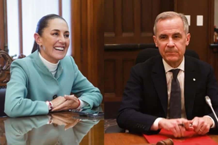 Conversa Sheinbaum con primer ministro de Canadá sobre T-MEC y programa agrícola Conversa Sheinbaum con primer ministro de Canadá sobre T-MEC y programa agrícola