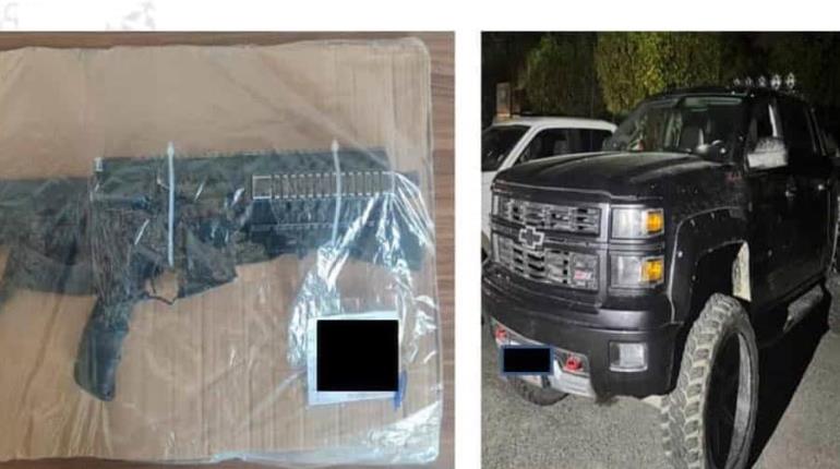 Localiza FIRT Olmeca arma y vehículo en Huapinol
