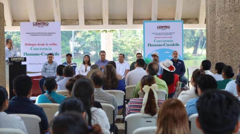 Busca Centro y expertos acciones para lograr "convivencia humano-cocodrilo" en Las Ilusiones