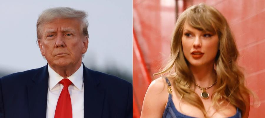 Asegura Trump que él bajó la popularidad de Taylor Swift Asegura Trump que él bajó la popularidad de Taylor Swift