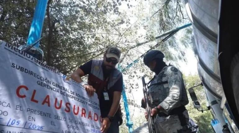 Conagua clausura pozo por huachicoleo de agua potable en Edomex